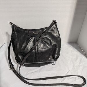 Coach Black Leather Shoulder Bag